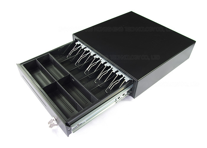 Lockable Retail Metal Cash Drawer Under Counter Cash Box For POS Machine / ECR