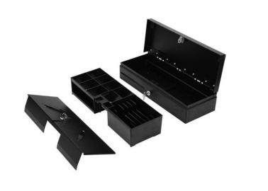 Metal la caja registradora compacta/el cajón bloqueable 170A del efectivo con 6 compartimientos ajustables